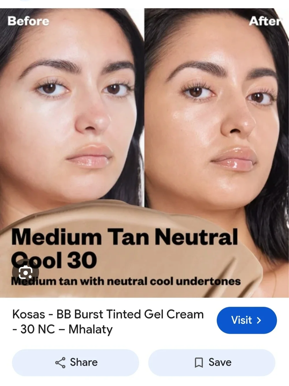 I'm Looking For Kosas BB Burst Shade 30